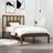 vidaXL Solid Wood Bed Frame 100x200 cm Honey Brown
