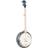 Ortega Falcon Series Banjo – transparent karaktär Gigbag (OBJE400TCO)