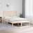 vidaXL Bed Frame Solid Wood Pine 120 x 200 cm Brown