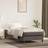 vidaXL Bed Frame without Mattress 90x200 cm Dark Grey