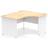 Impulse 1400mm Crescent Maple Writing Desk