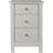 Furniture To Go Florence Soft Grey Bedside Table 40x40cm