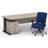 Impulse 1600/800 Black Writing Desk