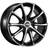 DBV Tropez Black glossy front polished 7.5x17 5x100 ET35