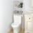 vidaXL toiletstativ 63,5x32x179 massivt fyrretræ Væghylde