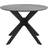 Nordform Porto Black Dining Table 105cm