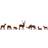 Noch Deer, HO (1:87) Brun [Levering: 4-5 dage]