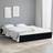 vidaXL Black Solid Wood Bed Frame 120 x 190 cm Small Double