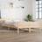 vidaXL Uden Madras 160x200 cm Massivt Træ Sengeramme