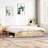 vidaXL Bed Frame Solid Wood 75x190 cm Brown