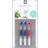 U Brands Magnetic Frameless Dry Erase Board Value Pack 6 x 11 Inches Silver Aluminum Frame