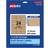 Avery Kraft Brown Rectangle Labels with Sure 2.5", 360