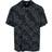 Urban Classics Viscose AOP Resort Shirt Kortärmad tröja Herr svart