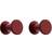 Hay Red Bolt Round Powder 2-pack Ø2.8 cm Coat Hook