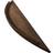 Intarsia Furniture Arcus Large Oiled Smoke-stained Oak Wall Shelf 110cm