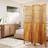 vidaXL 4-panels 162x2x180 massivt akacietræ Rumdeler