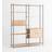 Moebe Oak/Black Reolsystem 165x200cm