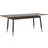 Beliani Extending CALIFORNIA Dark Brown 160/200 cm 90 cm Dining Table