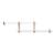 Gejst Nivo H Large Light Oak-White Hyllsystem 169.5x38.5cm