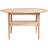 Haslev Athene White Oiled Oak Sofabord 90cm