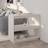 vidaXL 80x35x71 massivt fyrretræ Bogreol