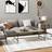 vidaXL 100x50x35 Sofabord 50x100cm