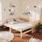 vidaXL Solid Pinewood Soffa 203.5cm 2-sits