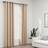 vidaXL 2x Linen-Look Blackout Curtains with Grommets 140x245 cm Beige
