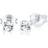 Elli dam 925 sterling silver xilion slipade stiftörhängen sterlingsilver