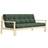 Karup Design Unwind Sleeping Couch Natural Wood Olive Green Sofa