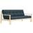 Karup Design Schlafsofa Unwind Mit Holzstruktur 130 x 190 cm Petrol Blue Sofa