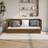 vidaXL daybed 75x190 massivt fyrretræ gyldenbrun Sofa 3 personers