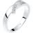 Elli DIAMORE dam äkta smycke ring förlovningsring Trio diamant (0,06 ct) 925 sterlingsilver silver, colore: Weiß, cod. 0605150913_52