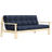 Karup Design Unwind Sleeping Couch Natural Wood Navy Sofa