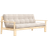 Unwind Couch Natural Wood Ivory Sofa