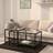 vidaXL Tea 2 Tempered Glass Coffee Table