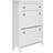 GFW Deluxe Two Tier White Shoe Rack 108.5x108.5cm