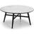 Julian Bowen Firenze White /Black Coffee Table 90x90cm