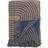 Bloomingville Plaid "Tiffanie" lysebrunt mønster 130x160 Tæppe Beige, Blå