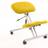 Dynamic Kneeling Stool Silver Frame Bespoke Office Chair
