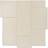 ferm LIVING Offset Sängöverkast Vit, Beige (260x)
