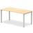 Evolve Single Silver Frame Writing Desk