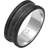 Kuzzoi Ring Herren Bandring Maskulin Zeitlos Casual 925 Silber Kuzzoi Schwarz 1010899820