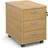 Ped Oak Premier 3 Chest of Drawer