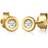 Elli Diamore damörhängen 585 gult guld diamant (0,12 ct) vit 585 gult guld diamant (0,12 ct) vit rundslipning – 0303320714