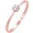 Elli Diamonds Ring Solitär Verlobung Diamant - Roségold
