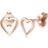Elli Earrings Women Heart Motif Cut Out Filigree - 925 Sterling Silver