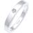 Elli DIAMORE 925 sterlingsilver 0,02 ct vit diamant patiensring Silver, M, colore: Vitt, cod. 0605682813_52