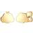 Elli Girls' 925 Sterling Silver Stud Earrings - Silver