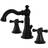 Kingston Brass Fauceture FSC1970AAX American Classic 8 in Widespread Bathroom Faucet Matte Black Black